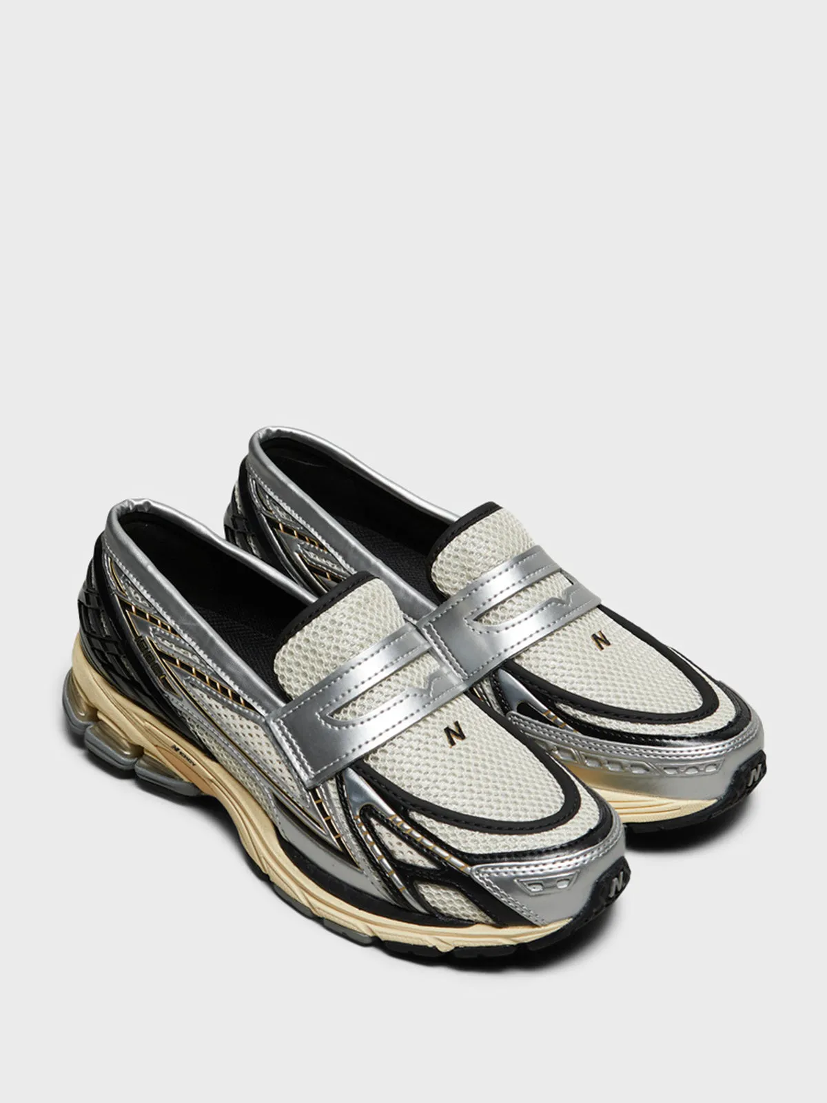 1906L Loafers in Silver Metallic