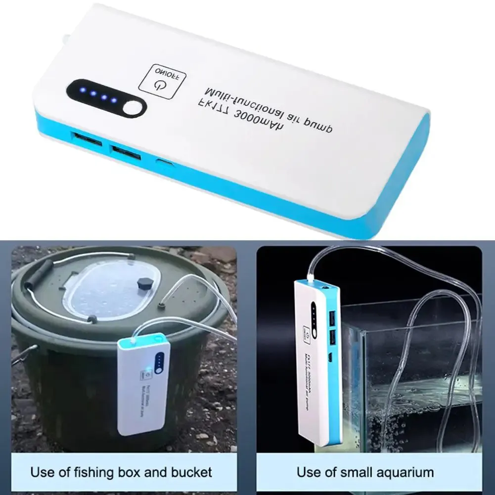 3000mAh Aquarium Oxygen Air Pump