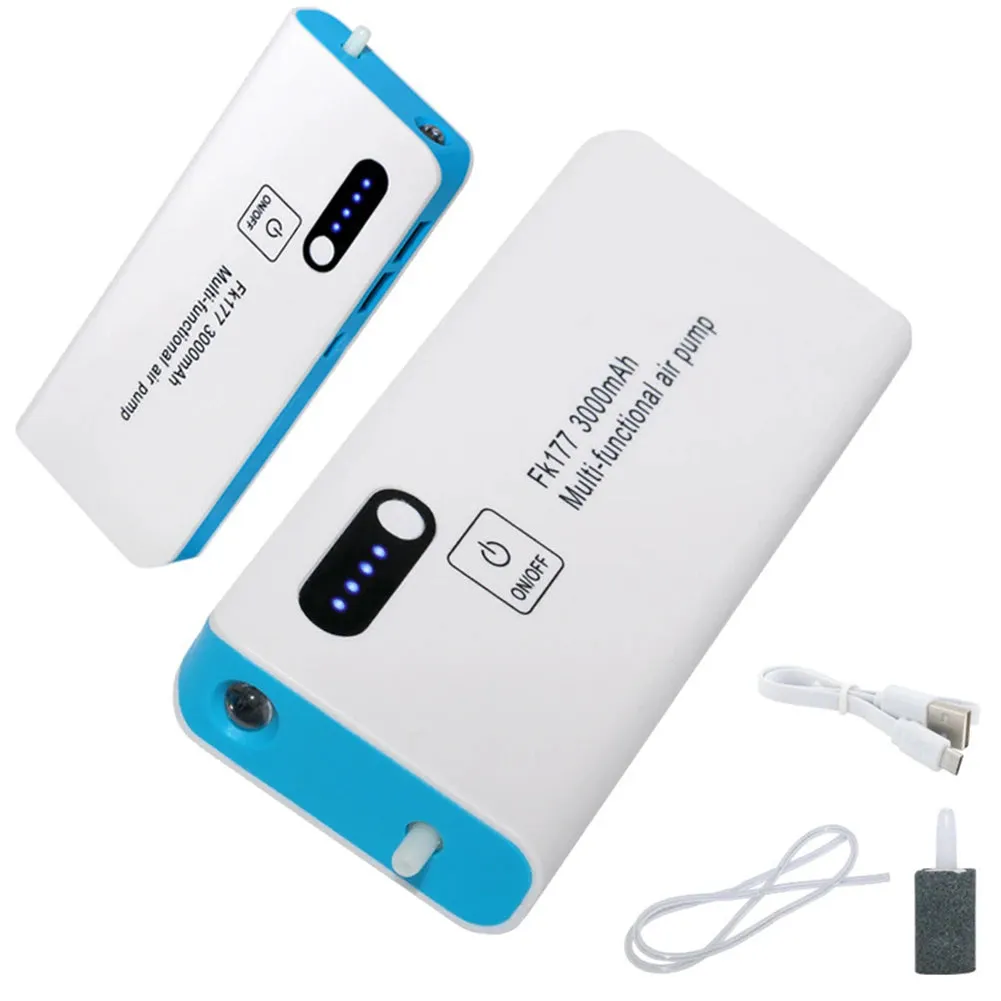 3000mAh Aquarium Oxygen Air Pump