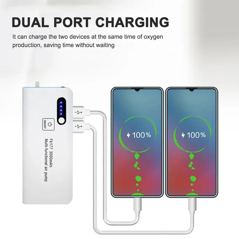 3000mAh Aquarium Oxygen Air Pump