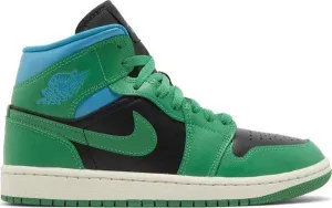 Air Jordan 1 Mid "Lucky Green Aquatone"