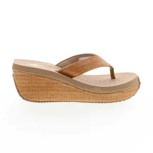 Bahama Flip Flop Thong Sandal in Tan by Volatile