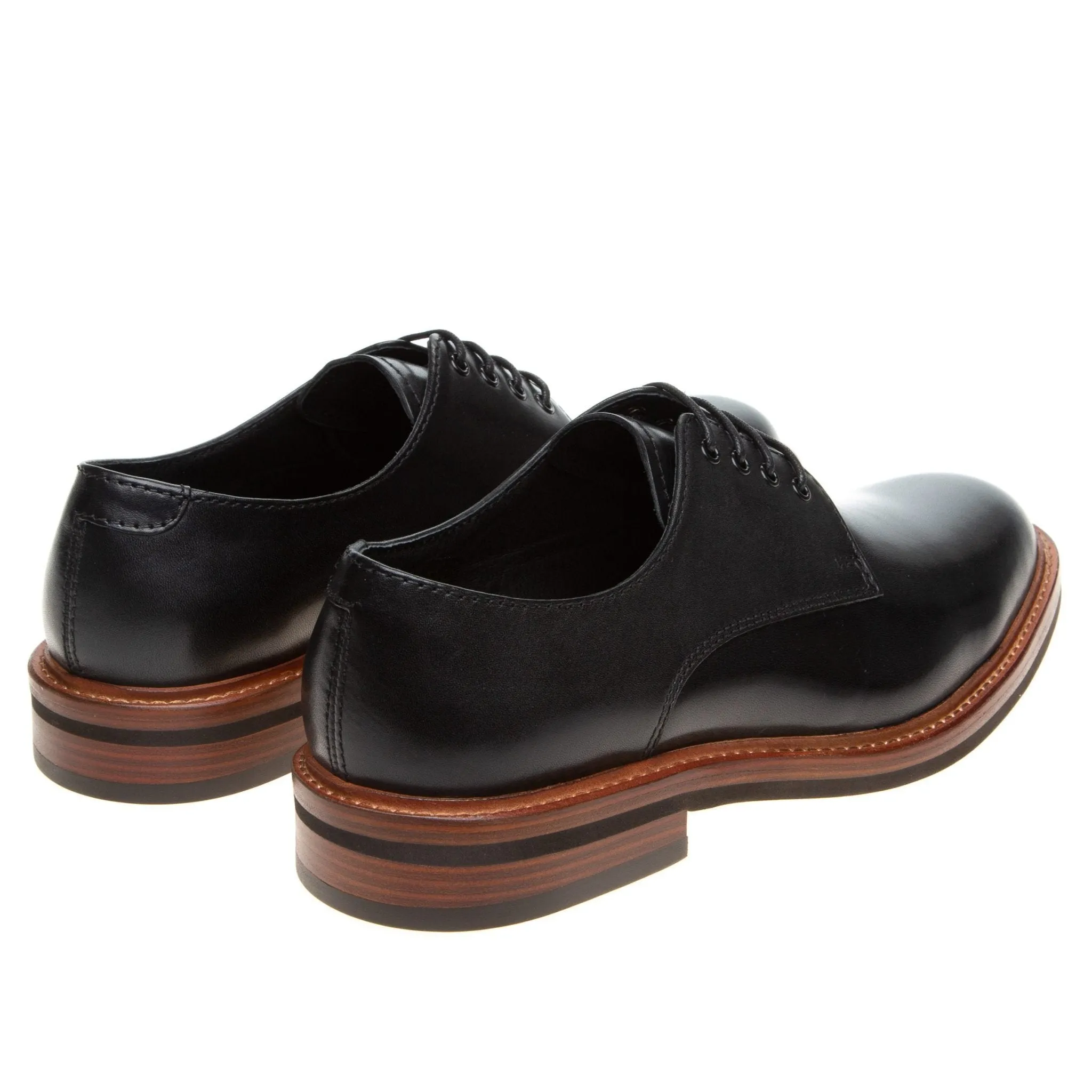 Barlow Black Derby Shoes