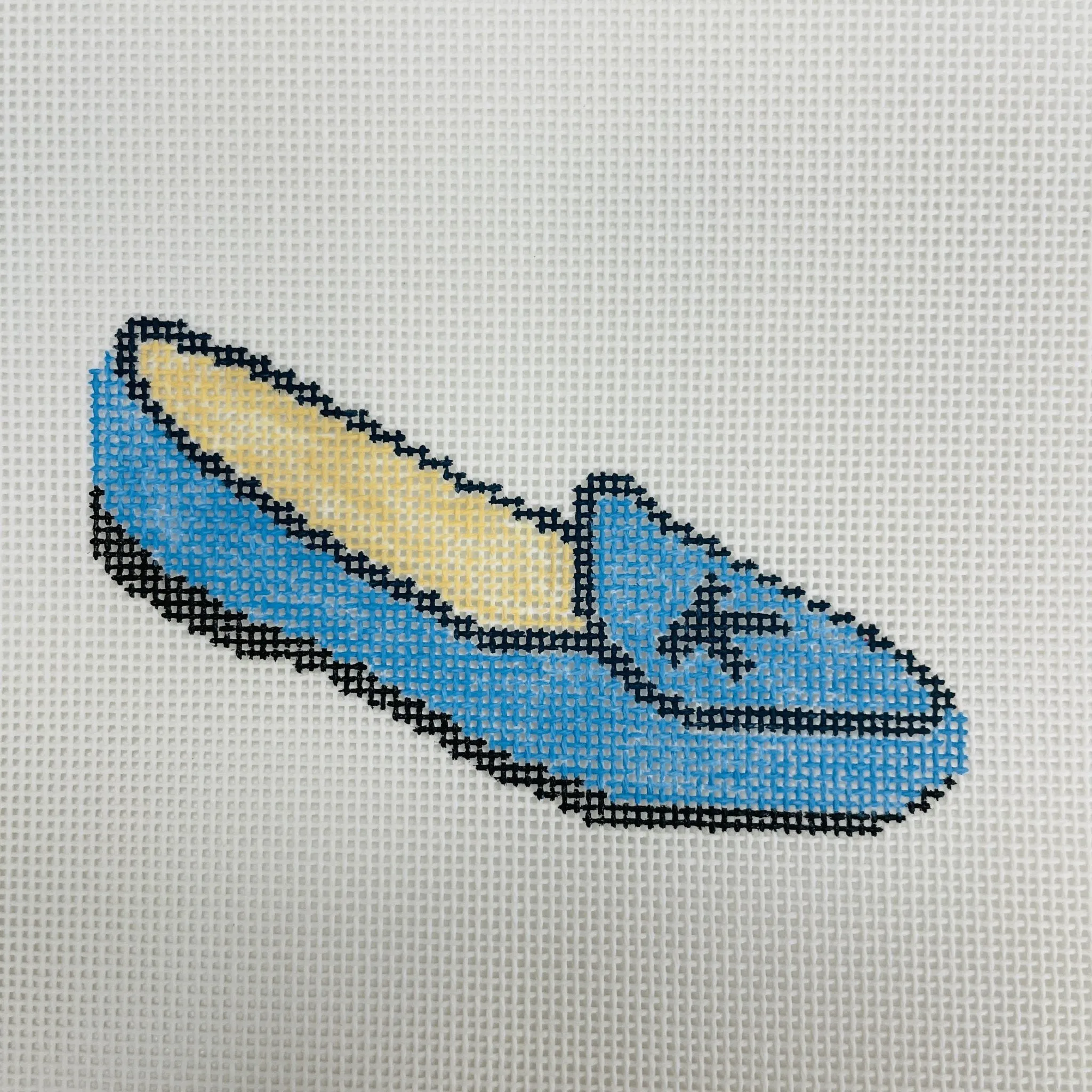 Blue Belgian Loafer Ornament Size