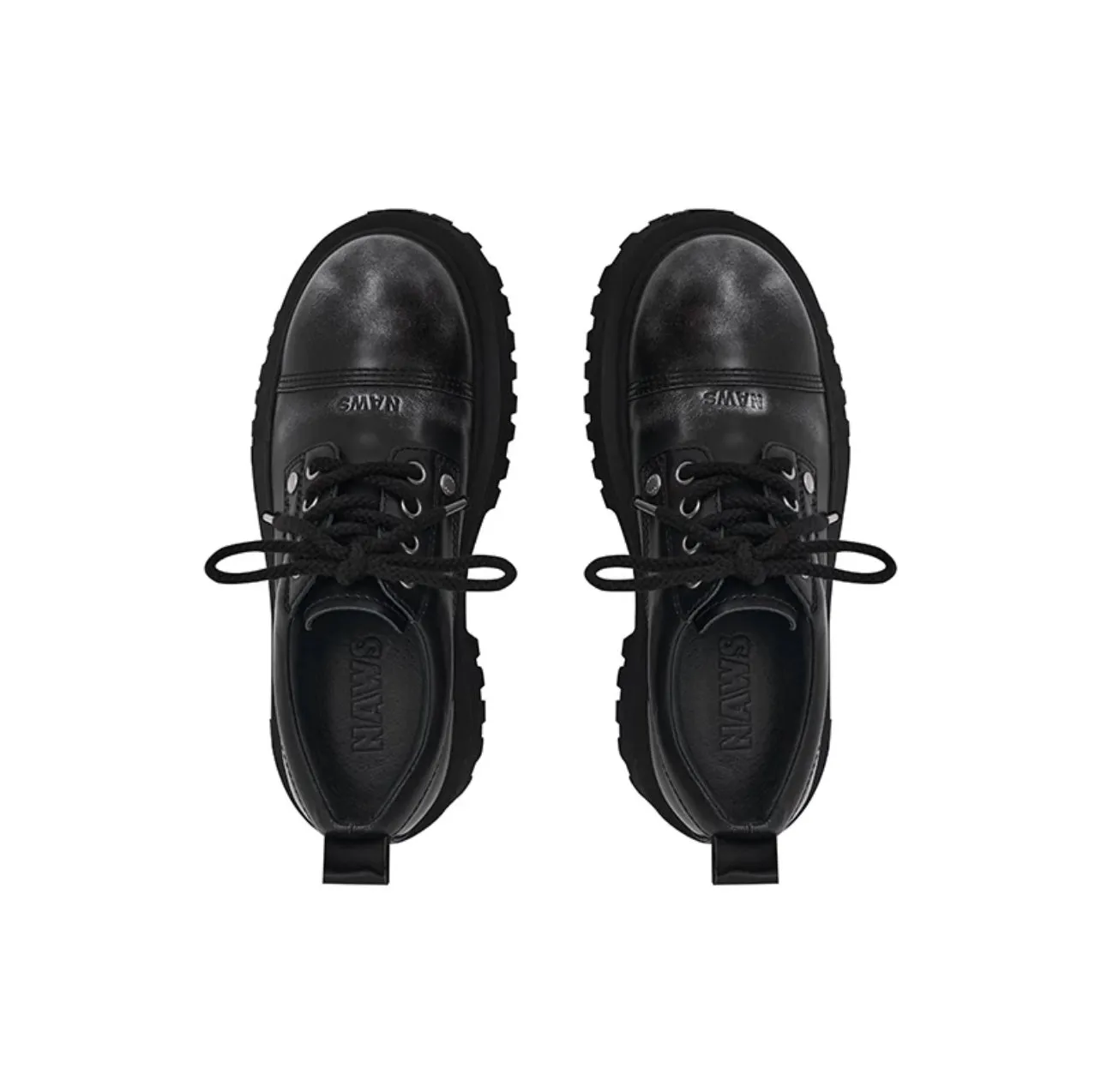 Brushed Color Platform Derby Shoes