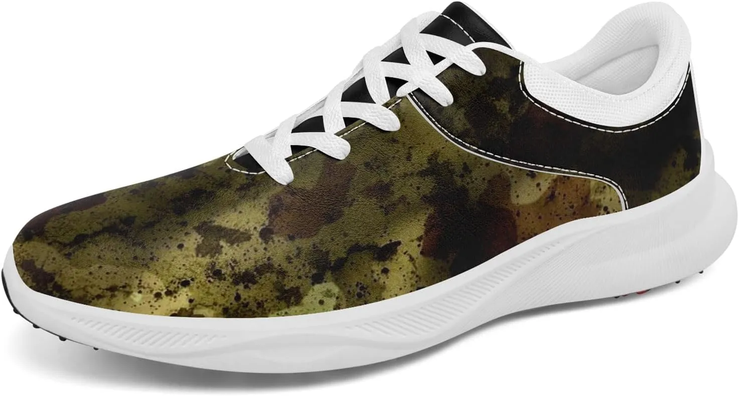 Camouflage Running Shoes Tennis Shoes Slip On Fashion Sneaker Breathable Lightweight Athletic Walking Shoes