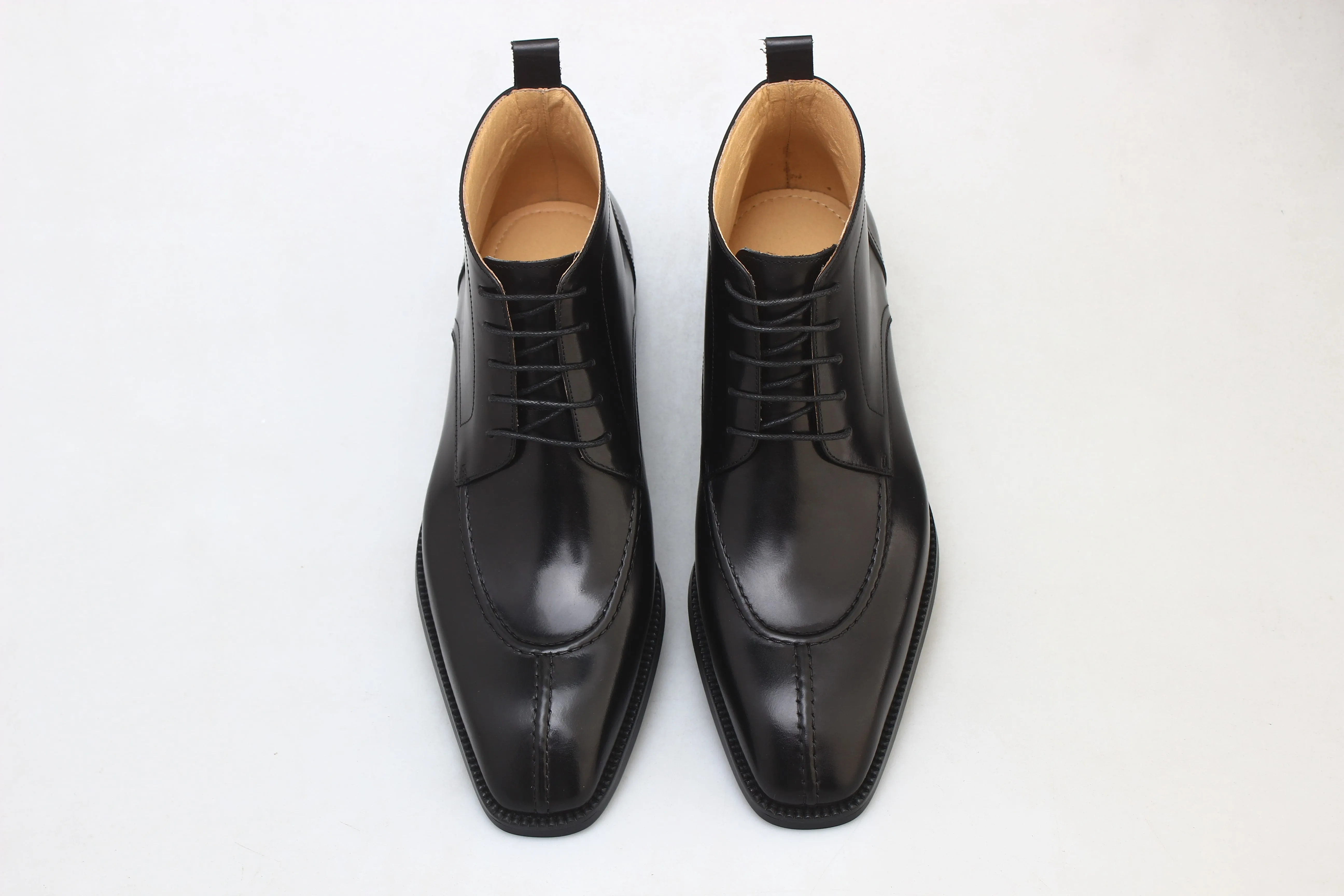 Classic Black Derby Boots