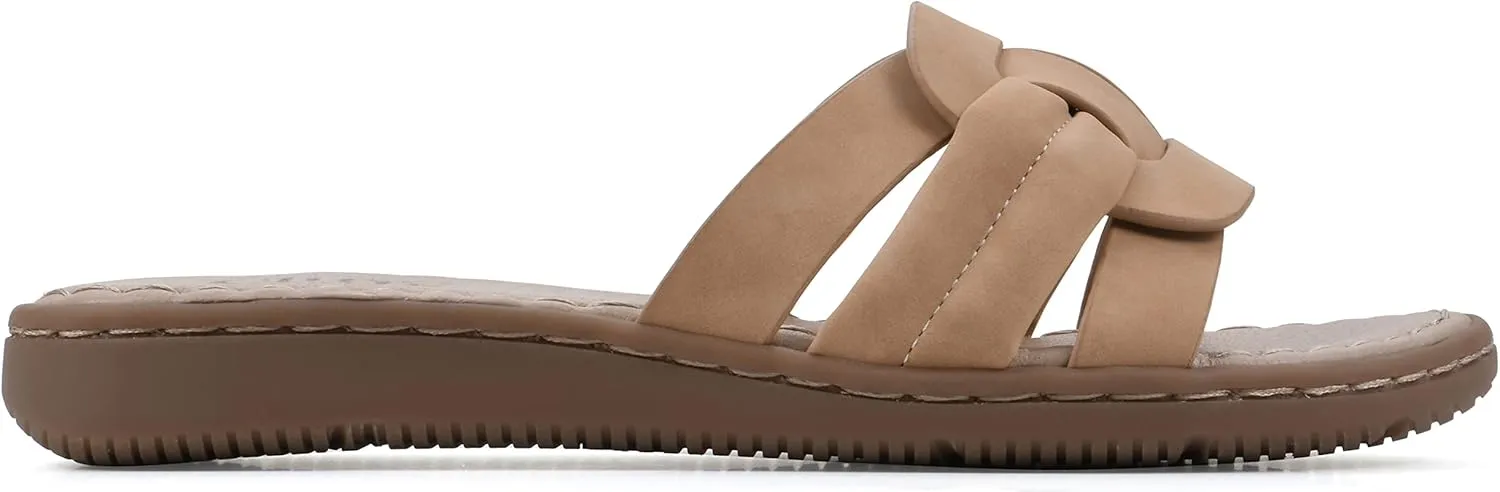 CLIFFS BY WHITE MOUNTAIN Women's Squarely Sandal