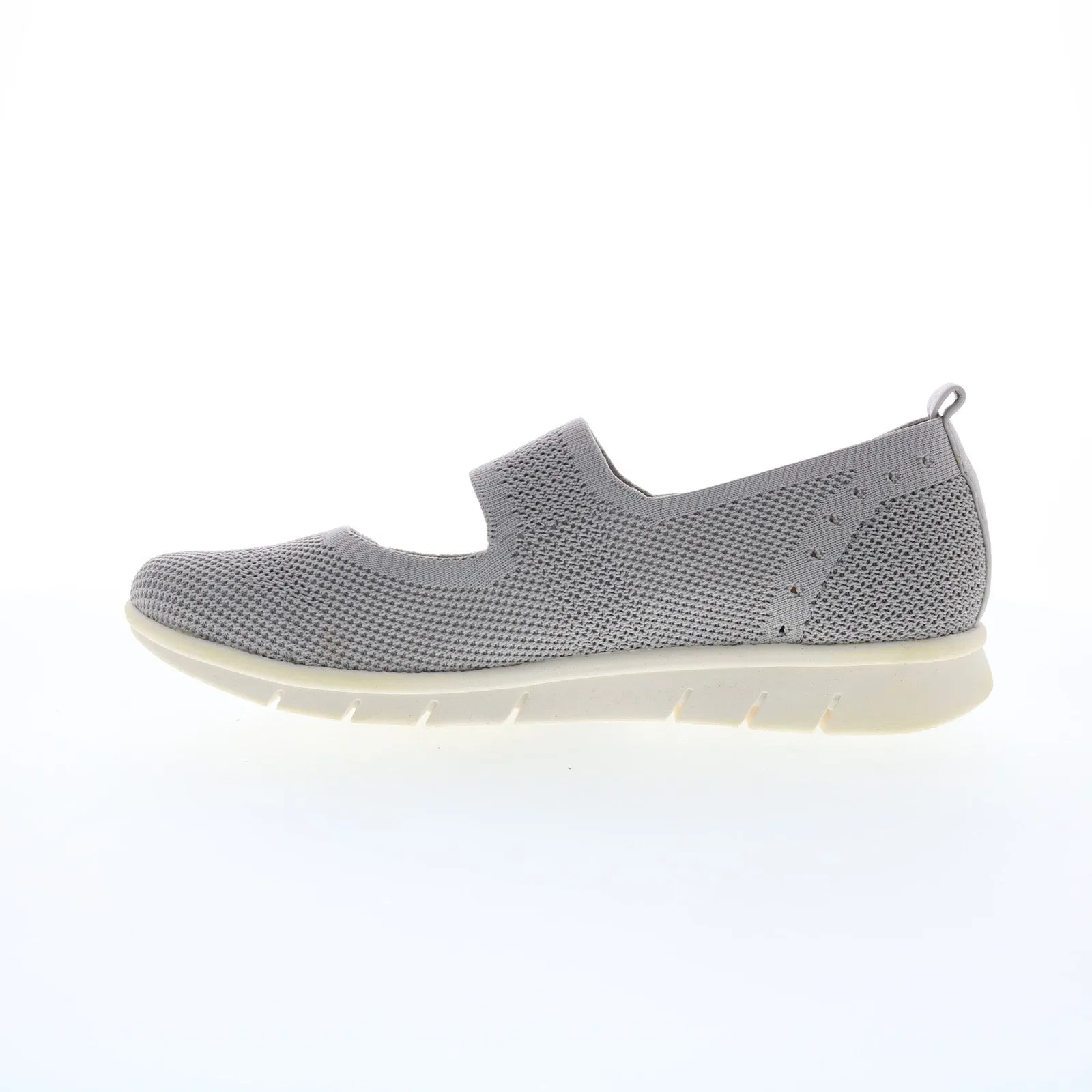 Comfortiva Carlene CT0020808 Womens Gray Mesh Slip On Loafer Flats Shoes