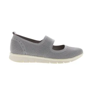 Comfortiva Carlene CT0020808 Womens Gray Mesh Slip On Loafer Flats Shoes
