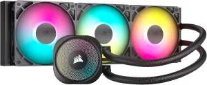CORSAIR Nautilus 360 RS ARGB Liquid CPU Cooler – 360mm AIO – Low-Noise – Direct Motherboard Connection – Daisy-Chain – Intel LGA 1851/1700, AMD AM5/AM4 – 3X RS120 ARGB Fans Included – Black