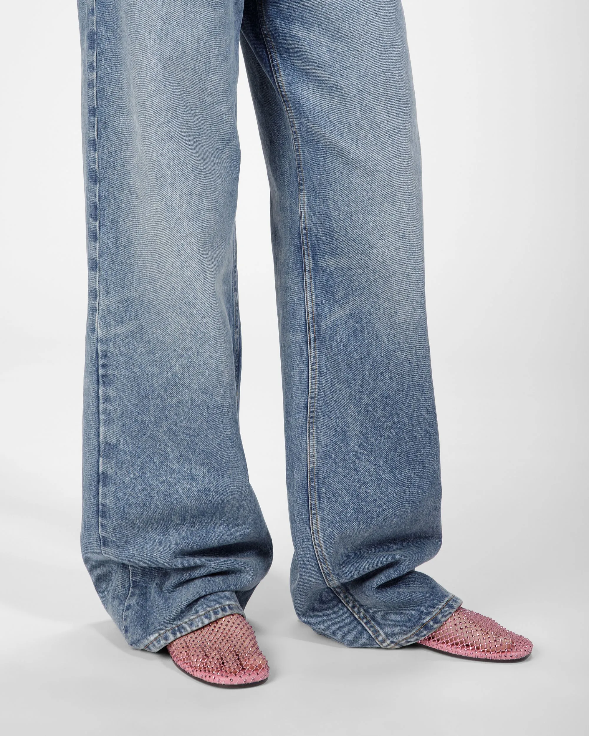 Crystal Fishnet Loafer