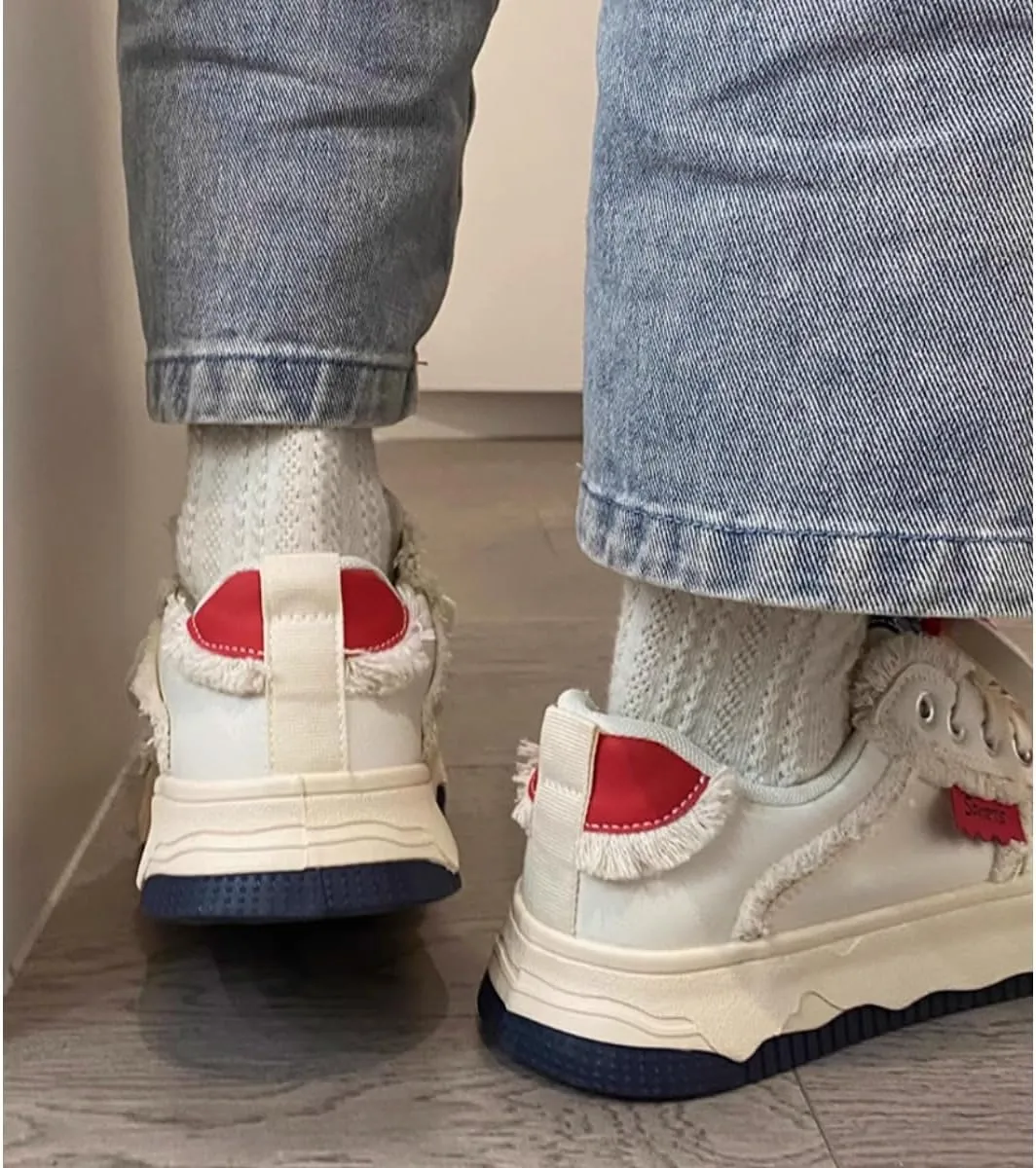 Cute & Quirky Women’s Walking Sneakers – Funky Fun Statement Shoes with Googly Eyes & Cute 3D Details Lion Face Bow Accents! Perfect for Trendsetters!