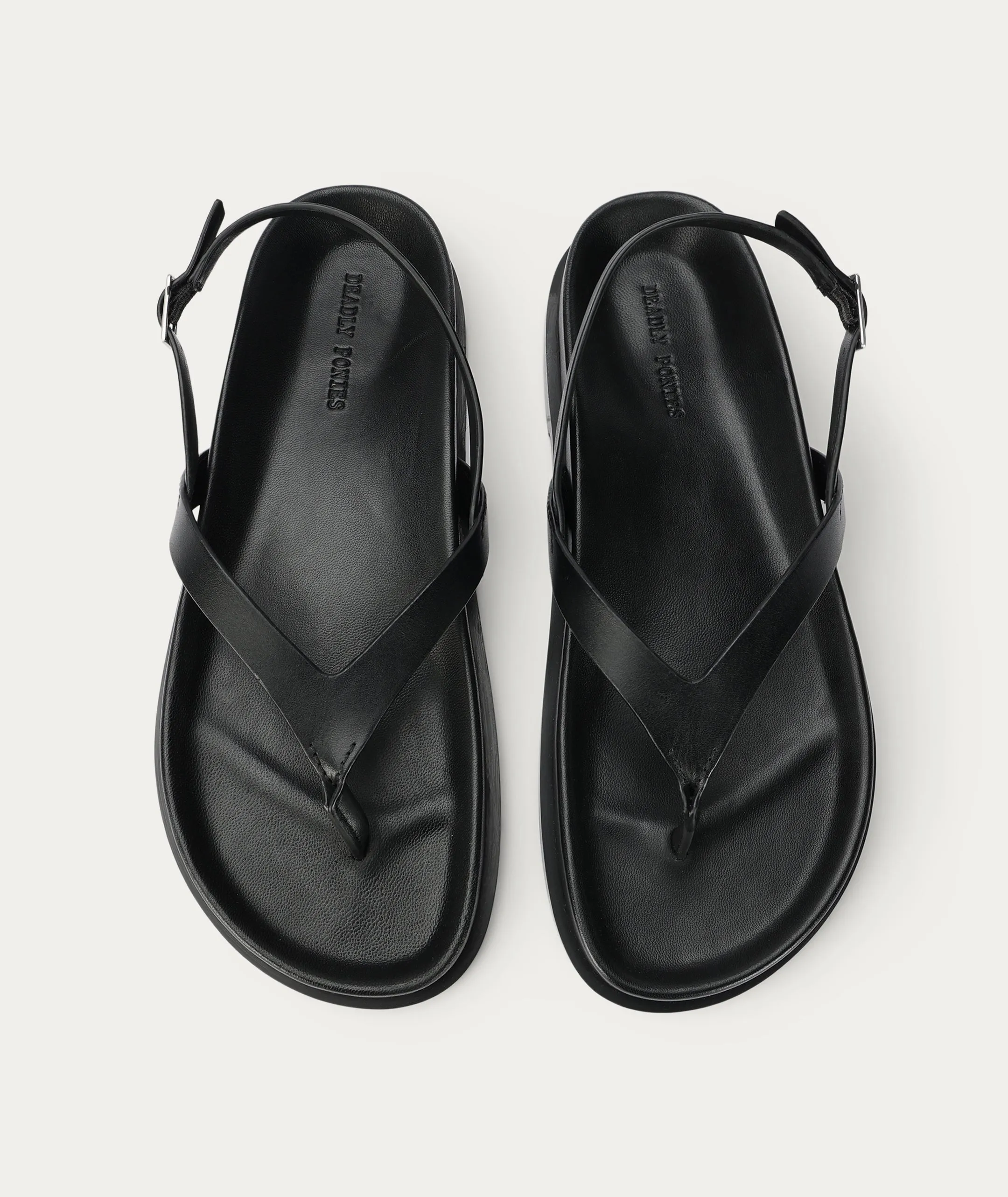 Deadly Ponies - Artemis Sandal Black