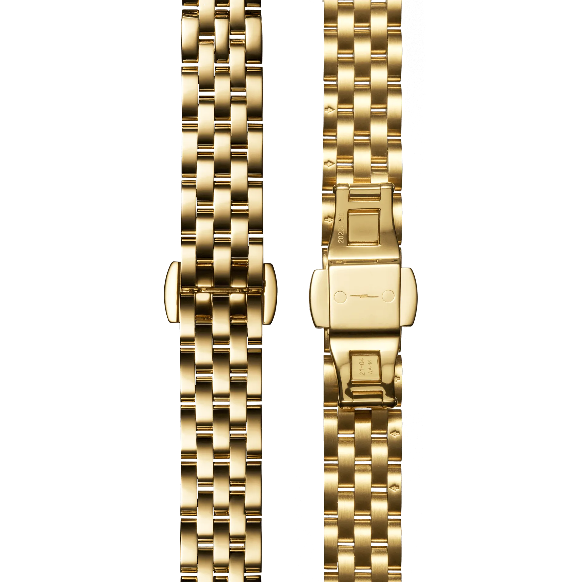 Derby - 30.5mm - Gold Bracelet - Light Silver