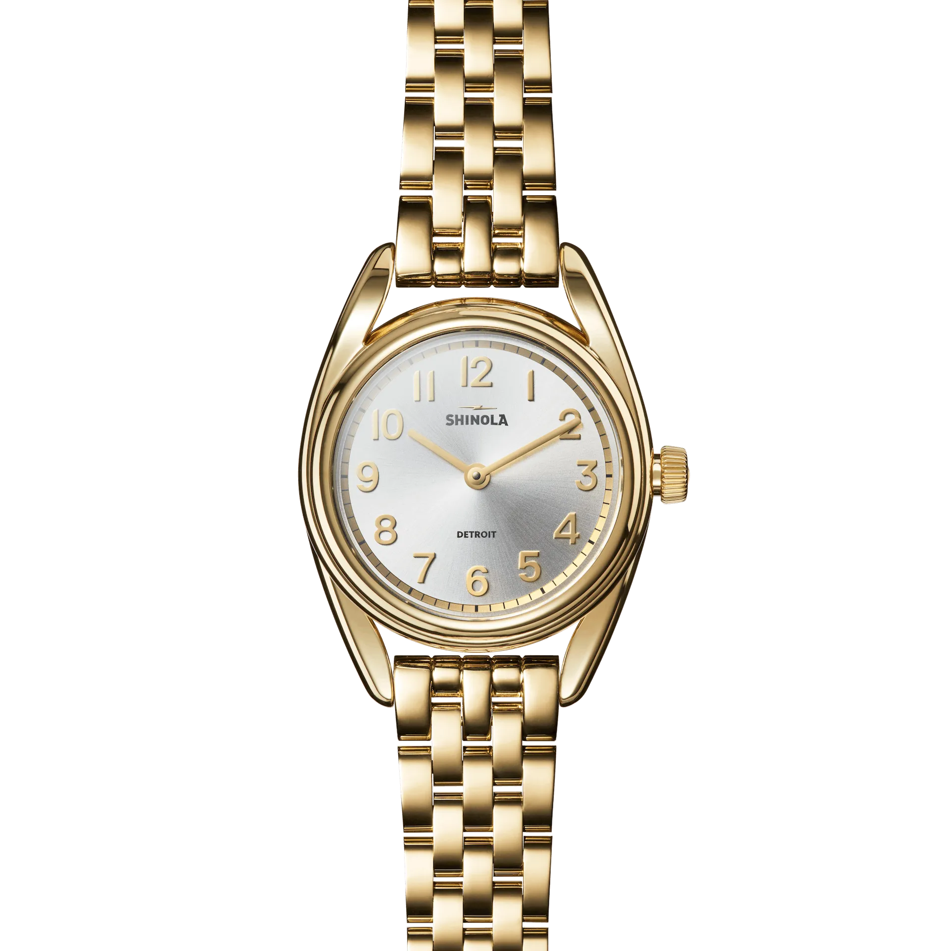 Derby - 30.5mm - Gold Bracelet - Light Silver