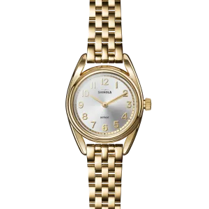 Derby - 30.5mm - Gold Bracelet - Light Silver