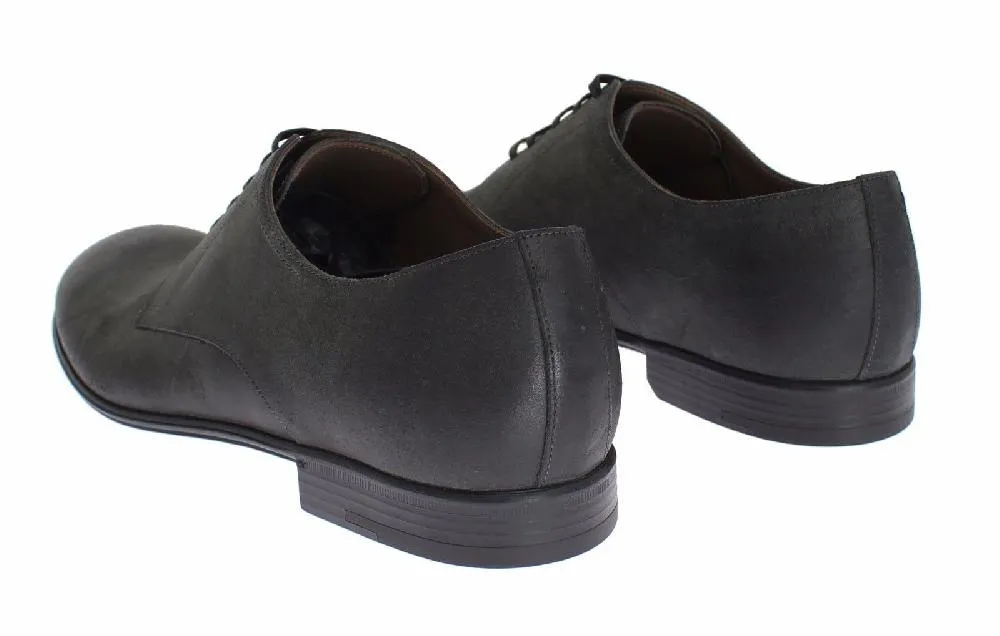 Dolce & Gabbana Mens Green Leather Dress Formal Derby Shoes - Size EU39-US6