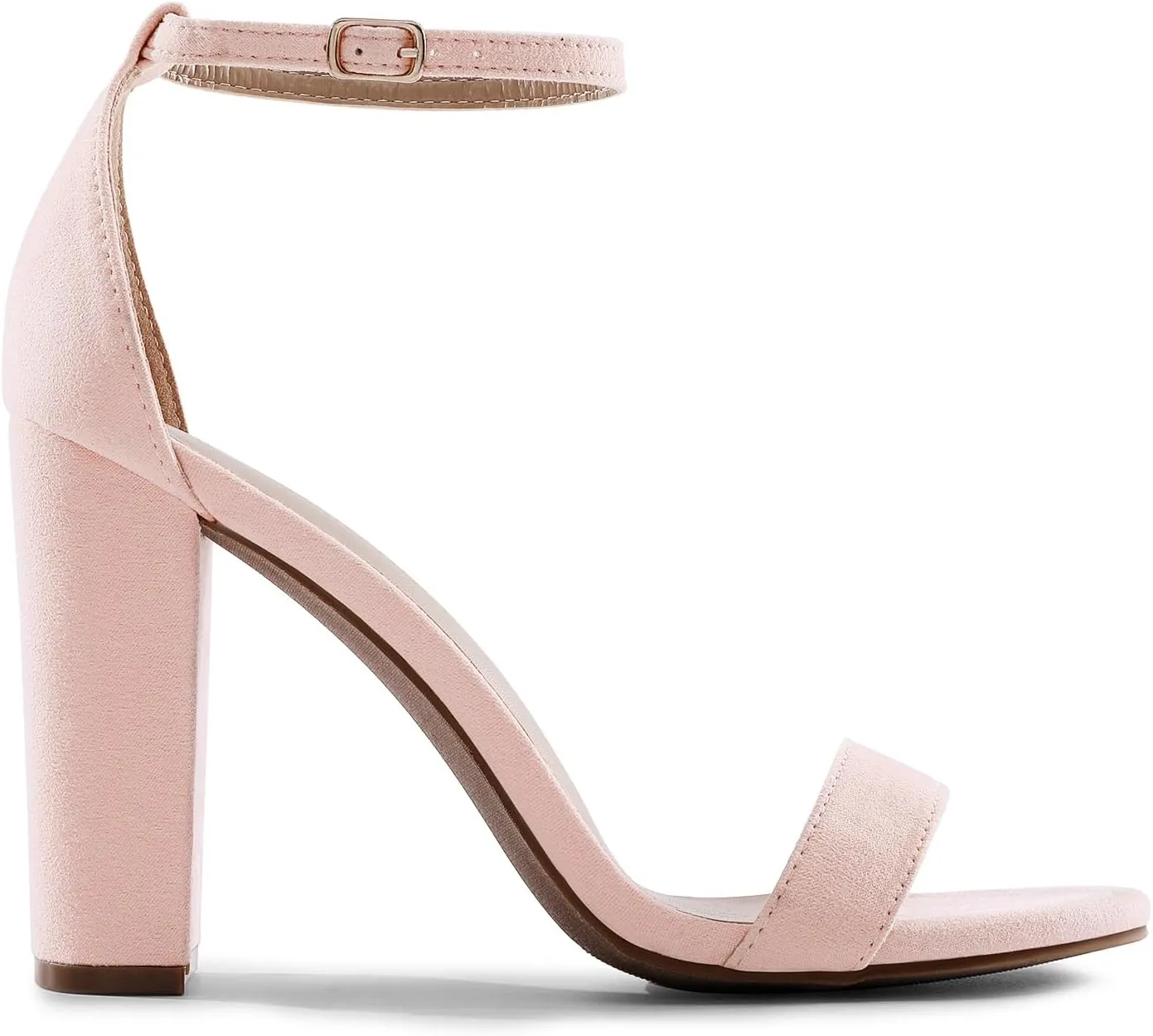 DREAM PAIRS Women's Hi-Chunk High Heel Pump Sandals
