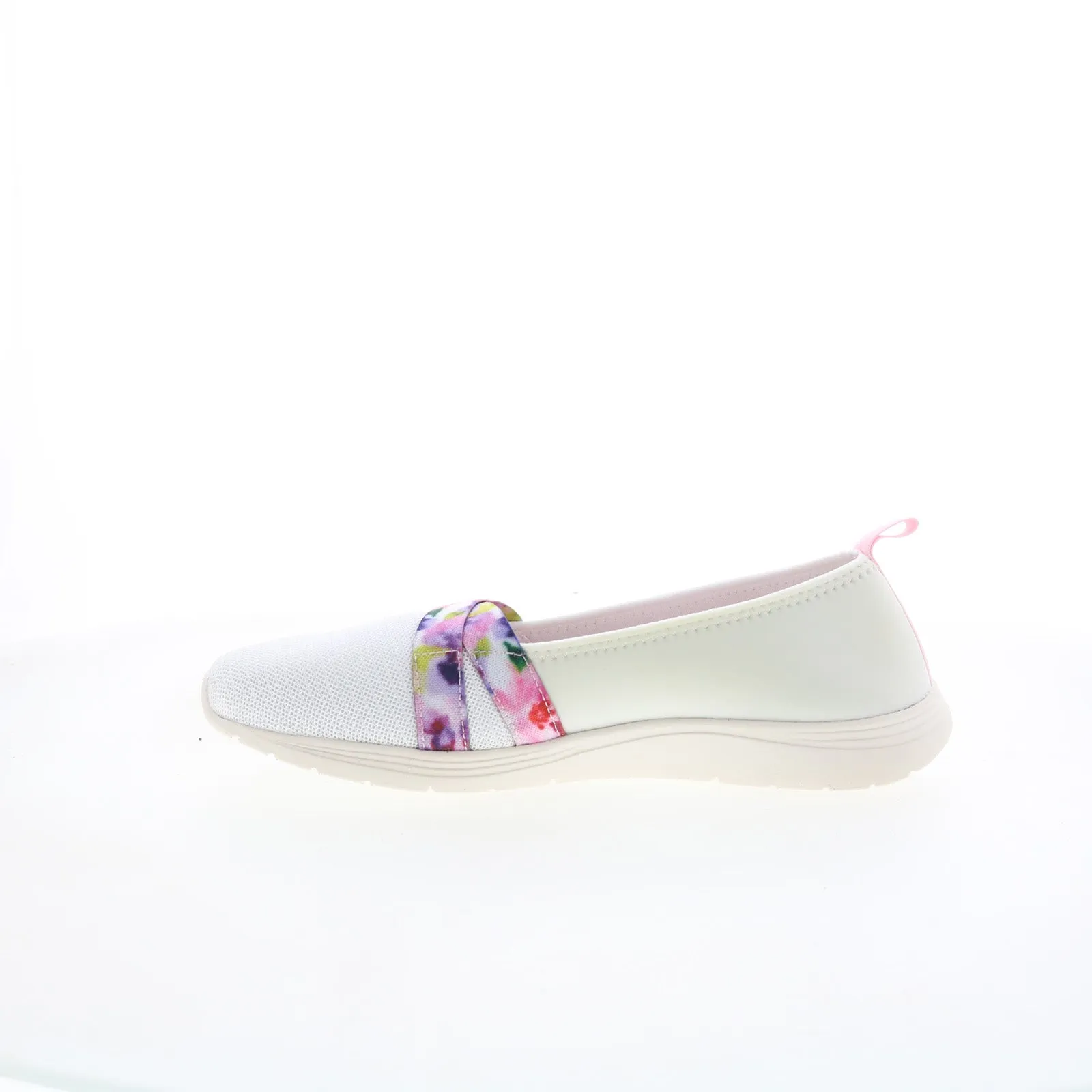 Easy Spirit Lorie 2 SELORIE2 Womens White Mesh Loafer Flats Shoes