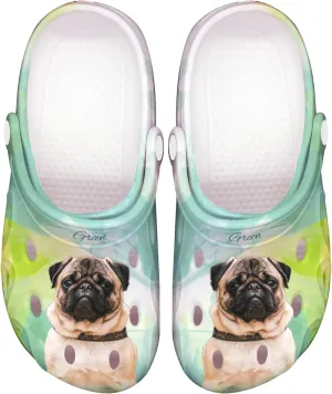 FolHaoth Personalized Photo and Text Womens Mens Clogs Custom Pet Face Name Summer Slippers Garden Shoes Cat Dog Face Custom Funny Clog Gifts for Friends, Lover, Oneself