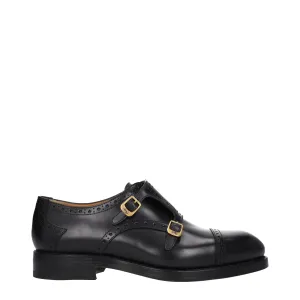 Gucci Derby Men Leather Black