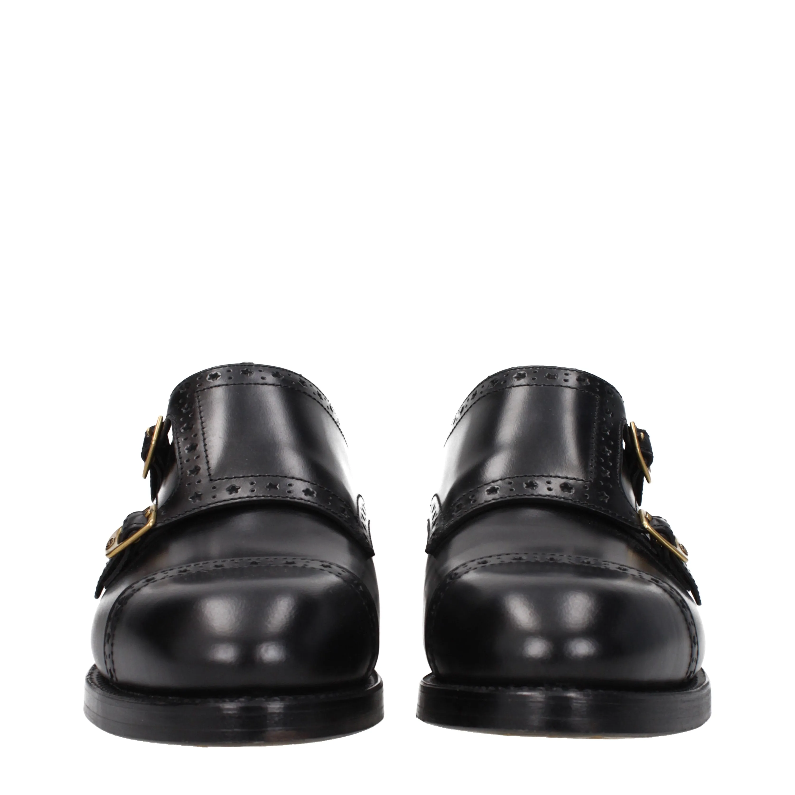 Gucci Derby Men Leather Black