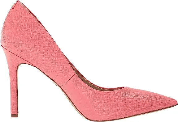 Heel Sam Toe Wide Calypso Quick resolution Edelman Slip Pointed Pumps Hazel Coral Extensive catalogue Stiletto On