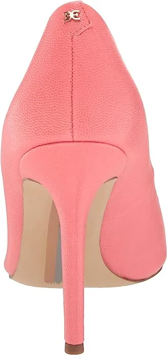 Heel Sam Toe Wide Calypso Quick resolution Edelman Slip Pointed Pumps Hazel Coral Extensive catalogue Stiletto On
