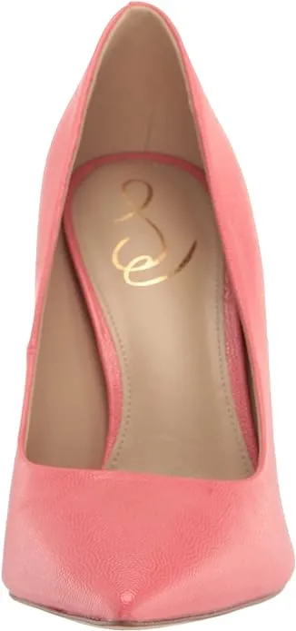 Heel Sam Toe Wide Calypso Quick resolution Edelman Slip Pointed Pumps Hazel Coral Extensive catalogue Stiletto On