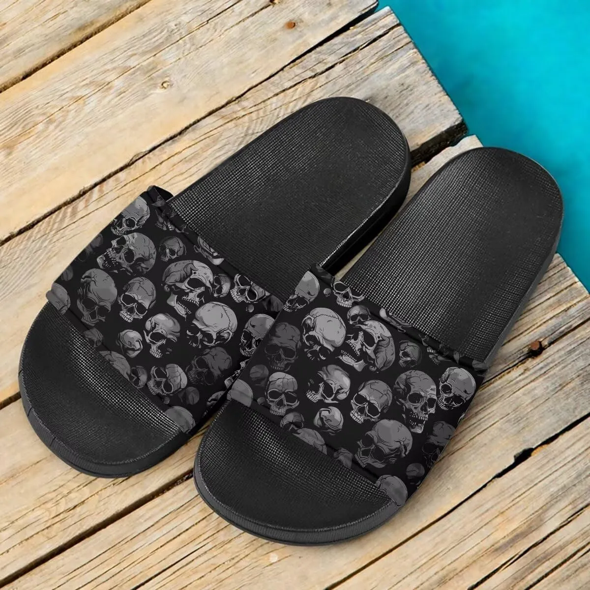 Howilath Cute Animals Pattern Summer Slide Slippers for Women Kids, Soft Sole Non-Slip Open Toe Slippers Slide Sandal