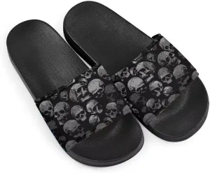 Howilath Cute Animals Pattern Summer Slide Slippers for Women Kids, Soft Sole Non-Slip Open Toe Slippers Slide Sandal
