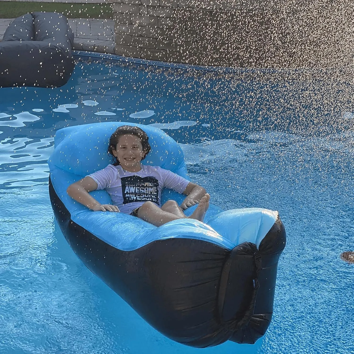Inflatable Lounger Air Sofa Hammock, Inflatable Couch for Camping, Perfect for Beach Chair Waterproof Anti-Air Leaking Pouch Couch Air Chair for Outdoor, Beach, Hiking
