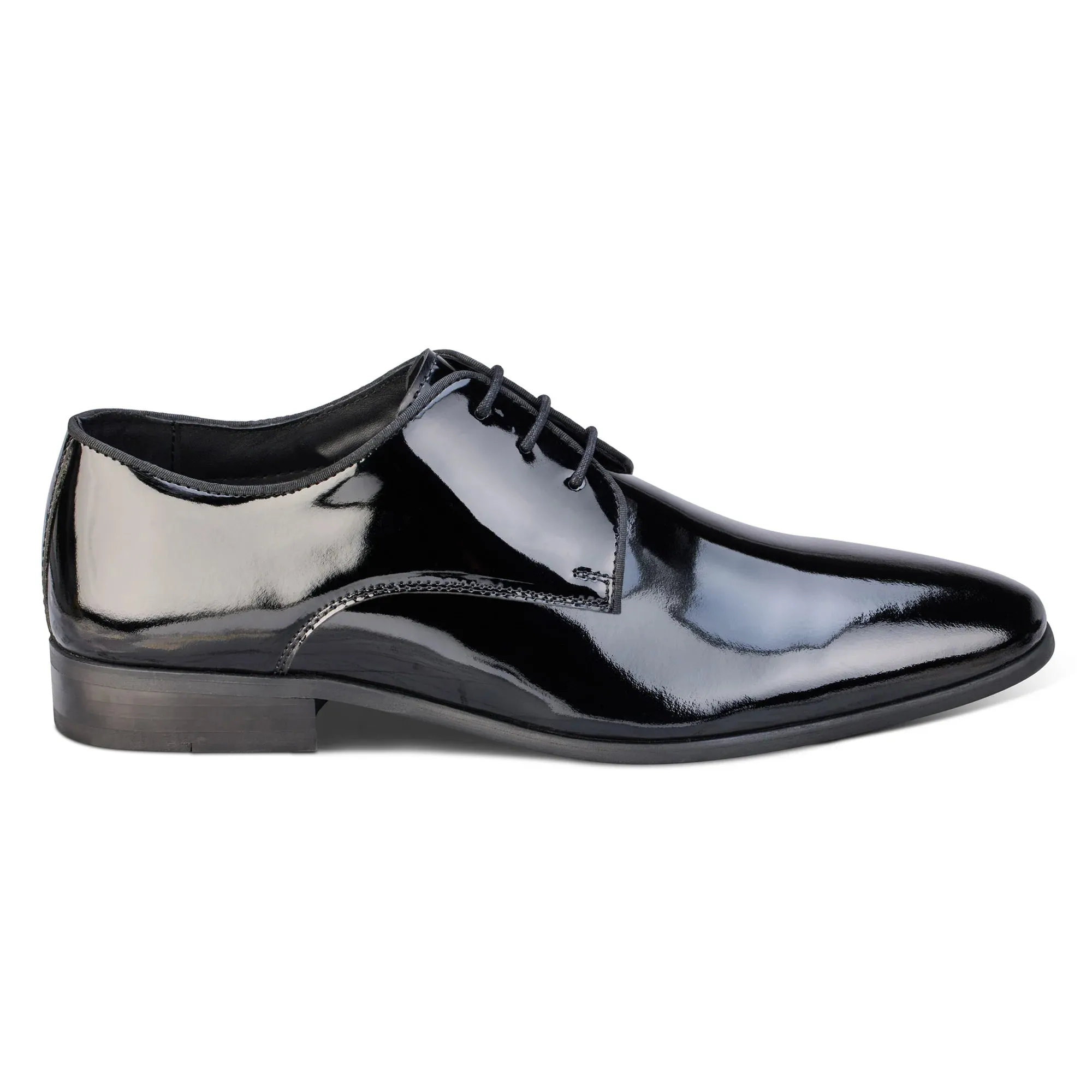 John White Black Derby Shoes Ivy