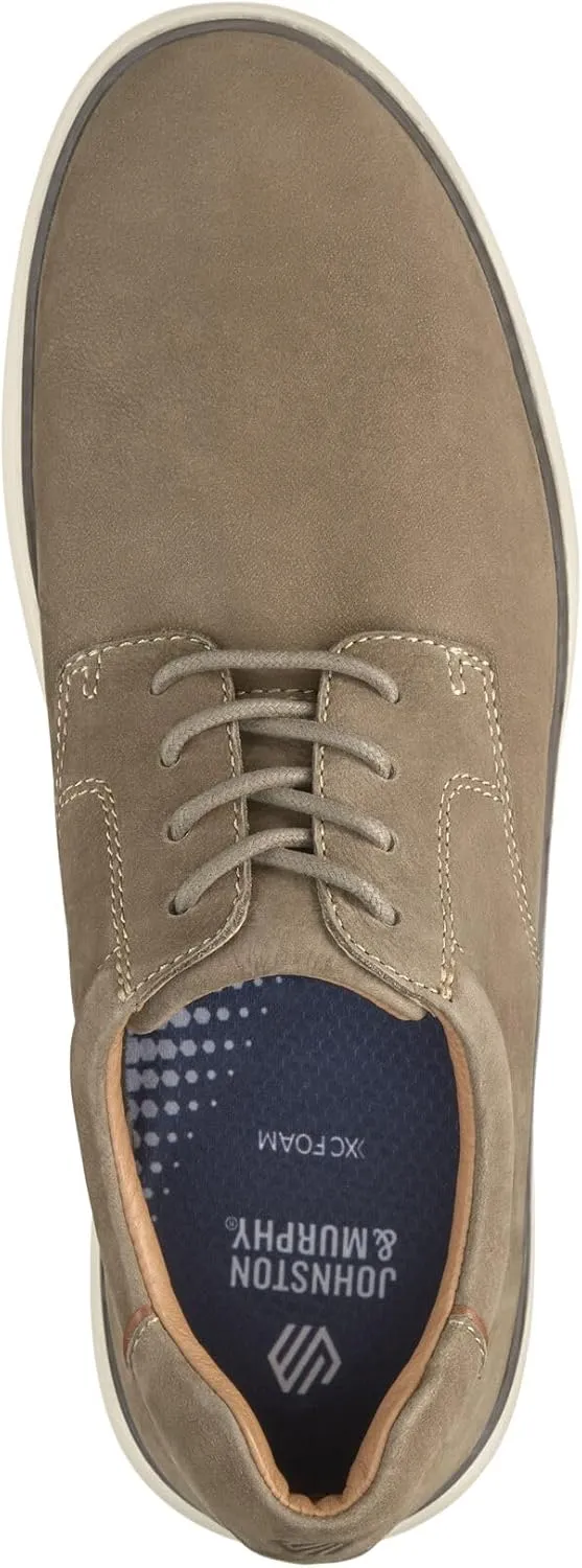 Johnston & Murphy McGuffey 2 Plain Toe, Men’s Fashion Dress Sneakers, Casual Leather Shoes for Men