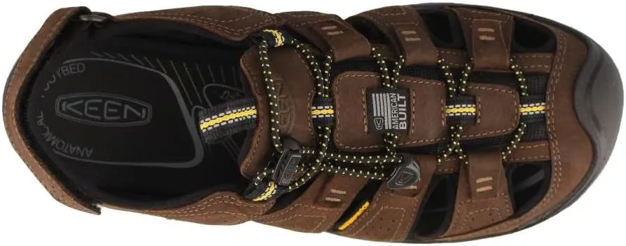 KEEN Men's Rialto Closed Toe Leather Removable Footbed Fashion Sneaker