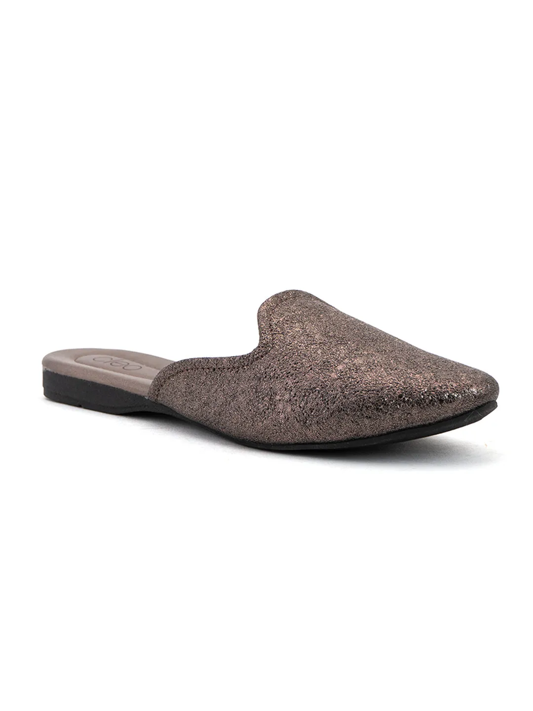 Khadim Cleo Flat Loafer Mule Slip On Sandal for Women