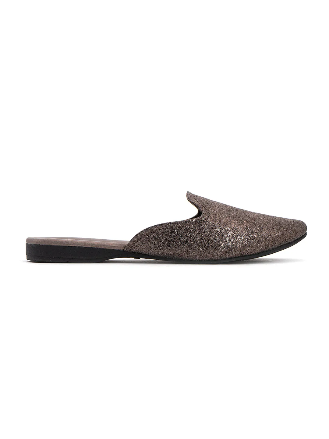 Khadim Cleo Flat Loafer Mule Slip On Sandal for Women