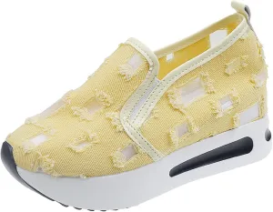 Ladies Summer Fashion Thin Lazy Breathable Thick Bottoming Hollowed Out Comfortable Outdoor Travel Espadrille Sandal