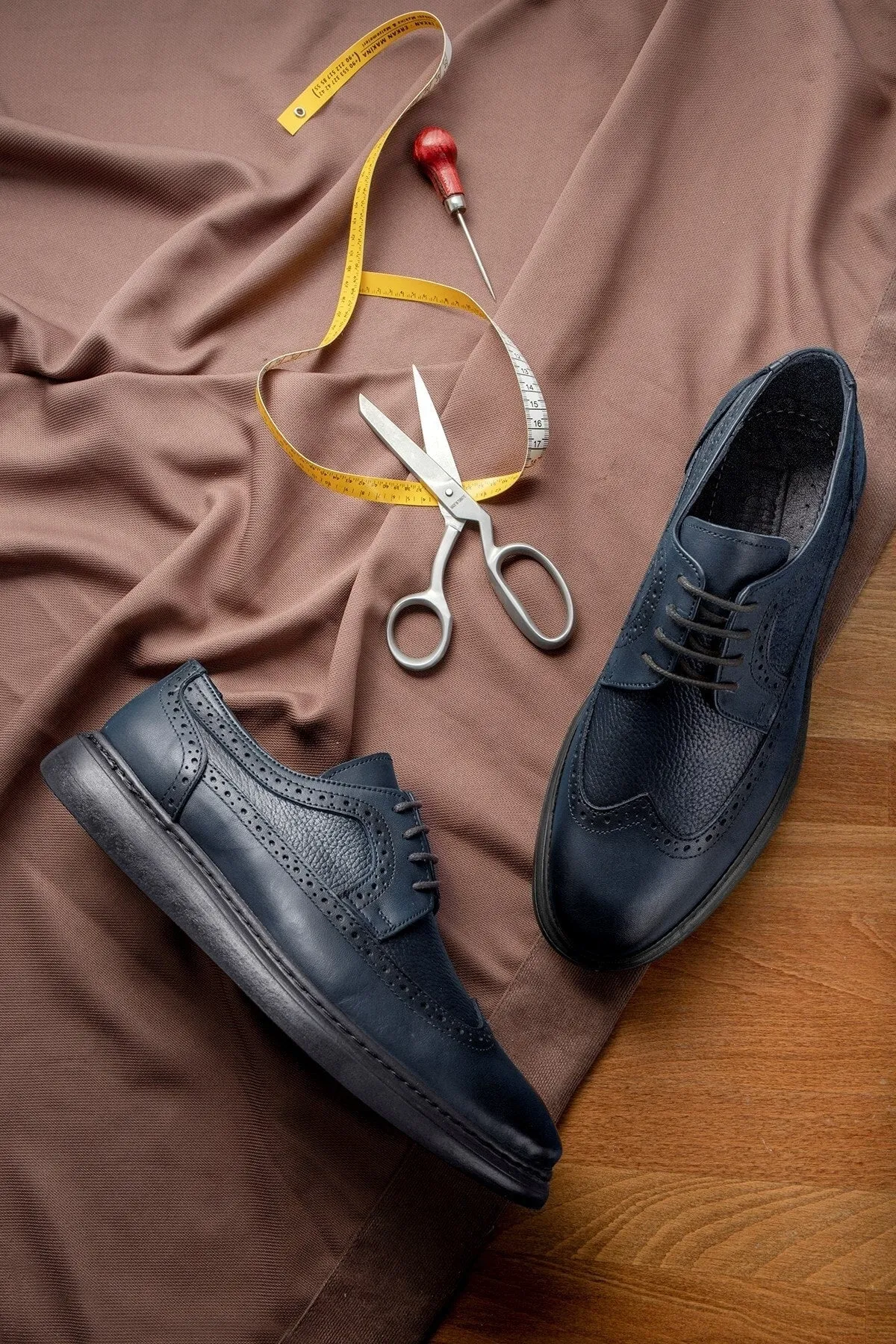 Lusso Genuine Leather Men's Casual Classic Shoes, Genuine Leather Classic Shoes, Derby Classic