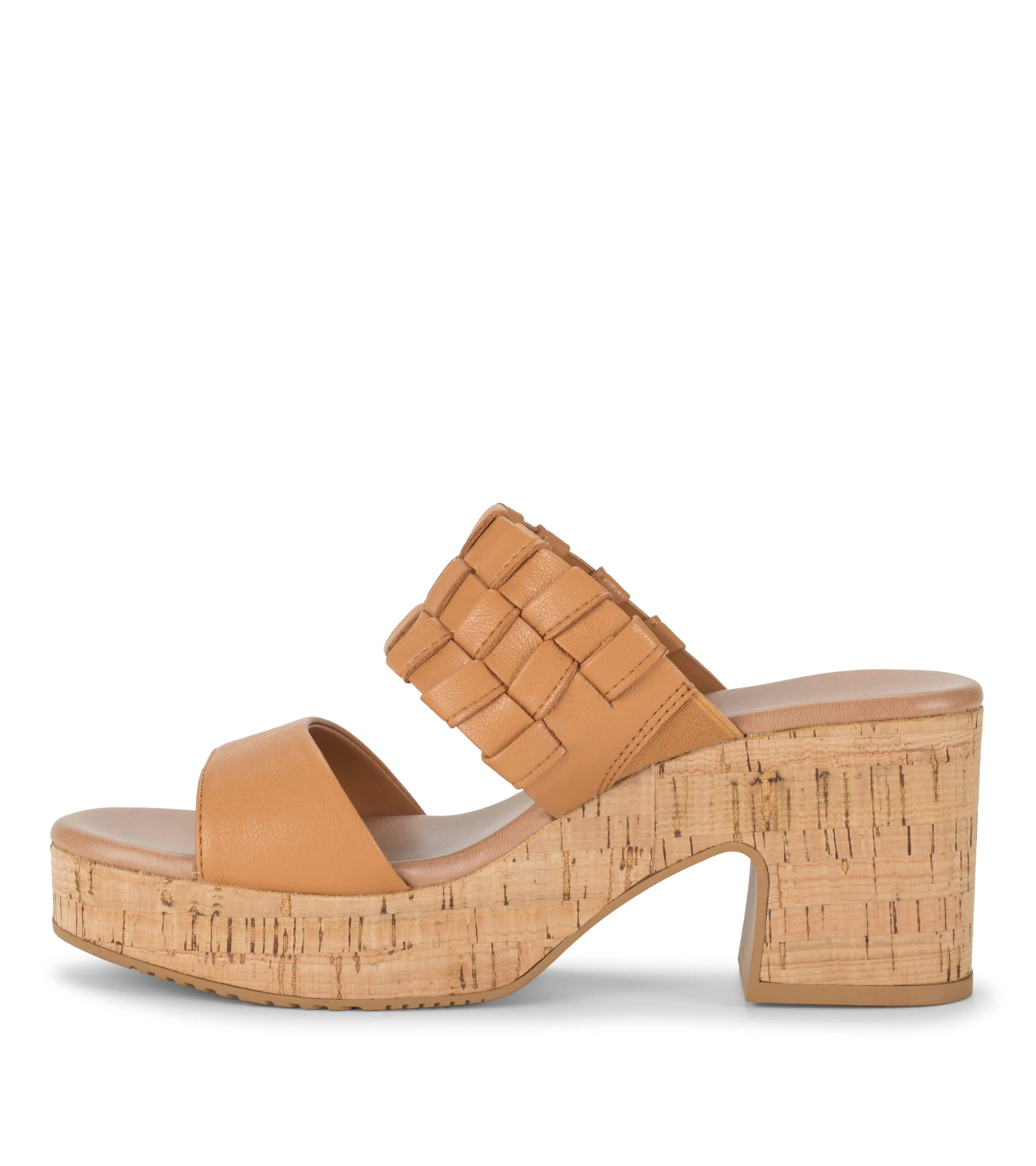 Mavis Block Heel Slide Sandal