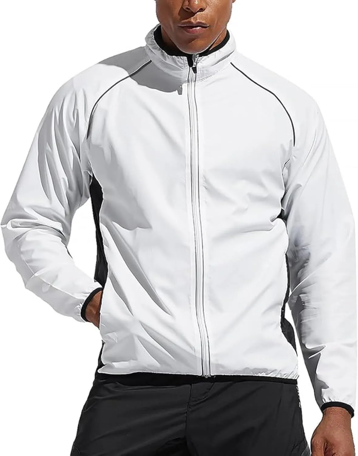 Men's Cycling Bike Jacket Long Sleeve Mountain Running Biking Motorcycle Bicycle Windbreaker Fishing Coats