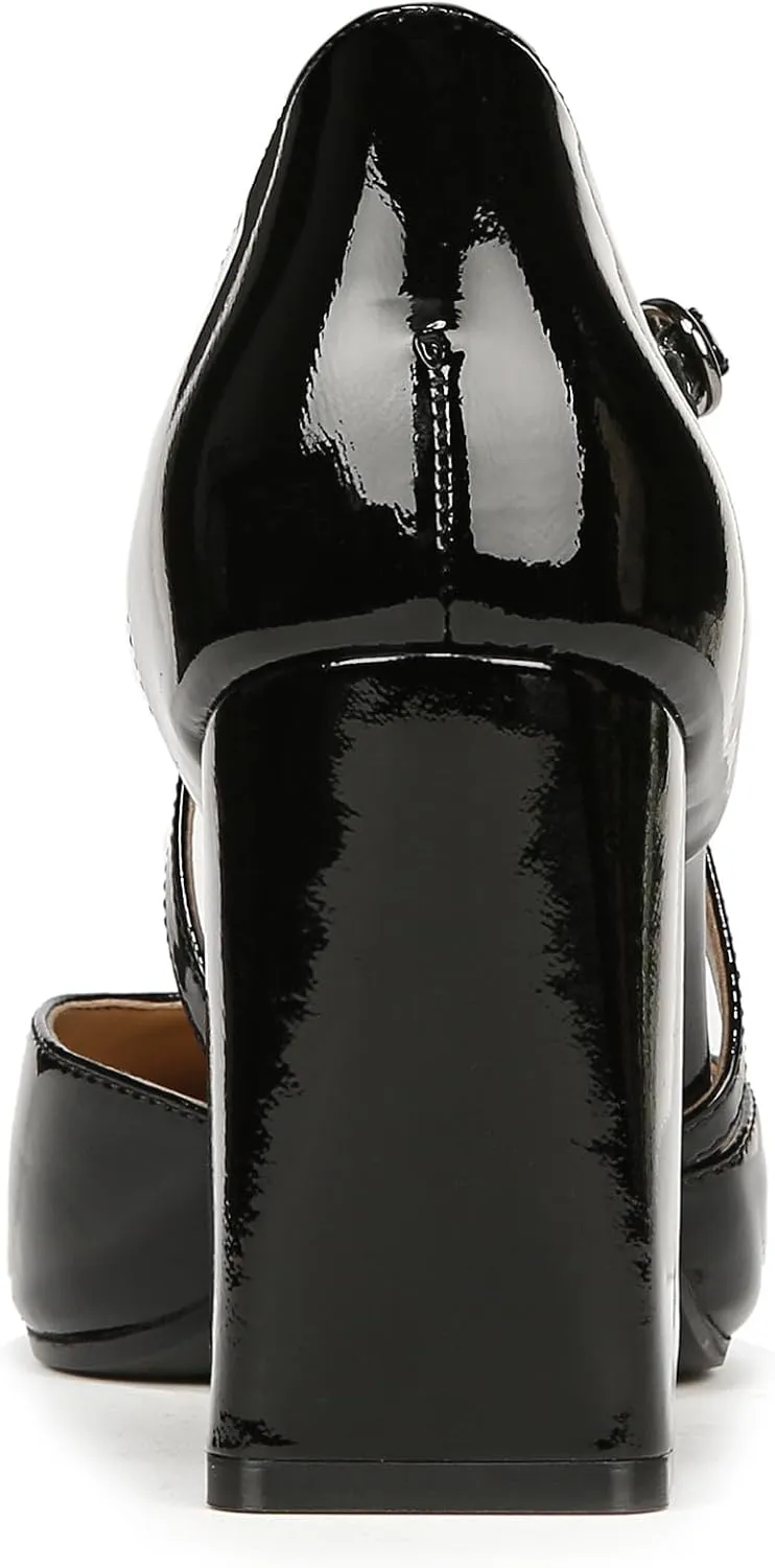 Naturalizer Women's Leesha Strappy Closed Toe Block Heel Pump