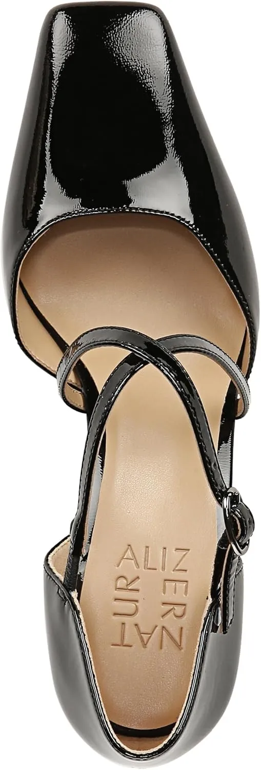 Naturalizer Women's Leesha Strappy Closed Toe Block Heel Pump