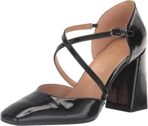 Naturalizer Women's Leesha Strappy Closed Toe Block Heel Pump