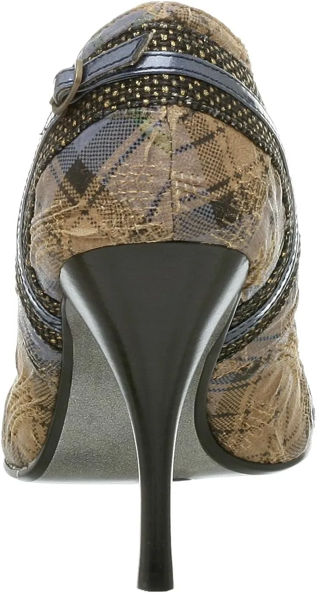 Naughty Monkey Women's Check It Out Pump