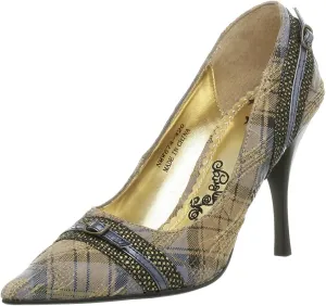 Naughty Monkey Women's Check It Out Pump