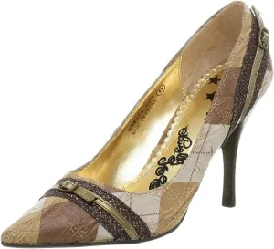 Naughty Monkey Women's Check It Out Pump