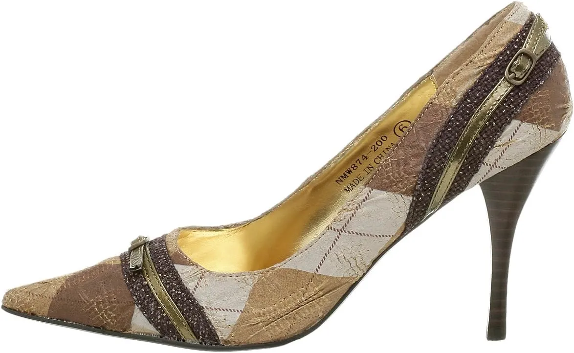 Naughty Monkey Women's Check It Out Pump