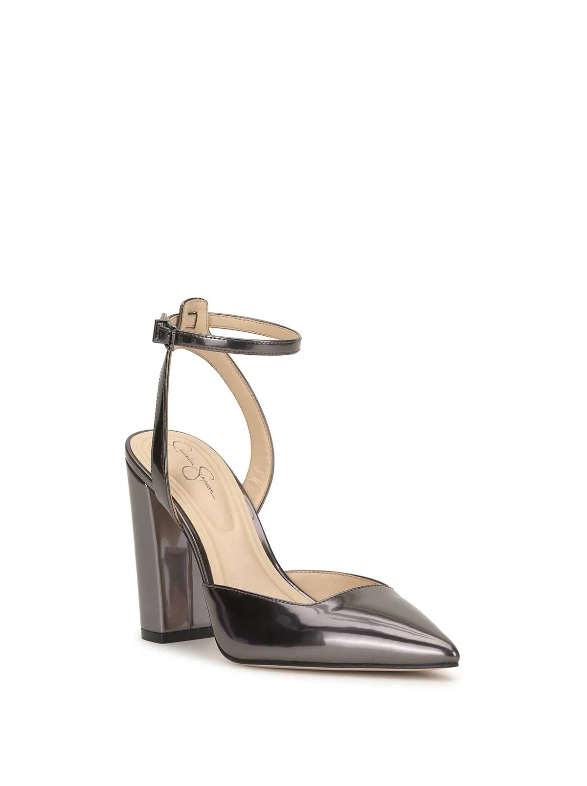 Nazela Pump in Pewter